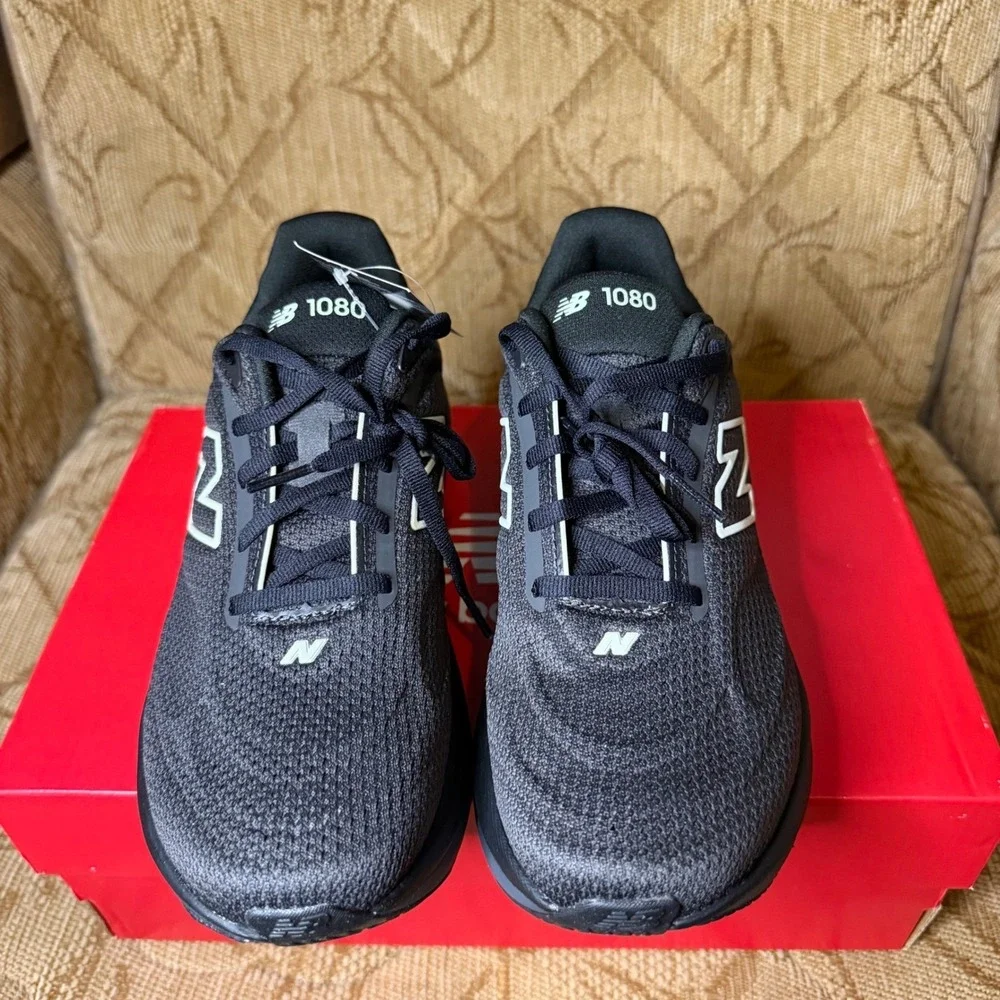 New Balance 1080 W10803AW Black Running Shoes Women's Size 7 New